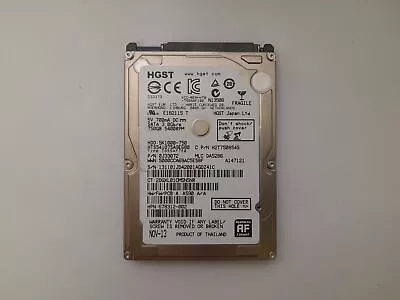 Hitachi HGST Travelstar HTS541075A9E680 5K1000 750GB 2.5  Laptop Hard Drive HDD • £16.97