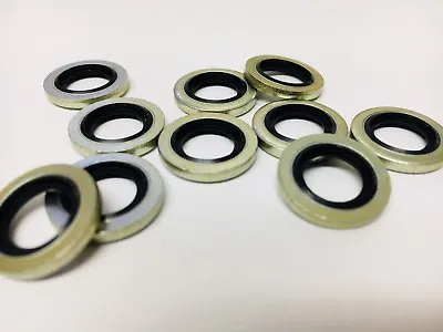 10-Pack Dowty Washer Seals Hydraulic 1/4 BSP • £3.95