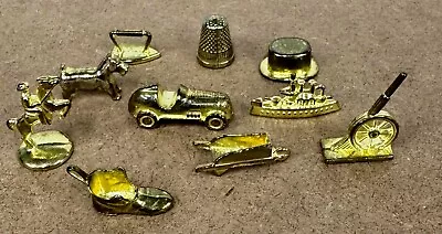 Monopoly Deluxe Edition 10 Golden Game Pieces • $5.50