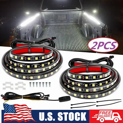 For Ford F150 F250 F350 2X 60  LED Cargo Truck Bed Light Strip Lamp Lighting Kit • $19.99