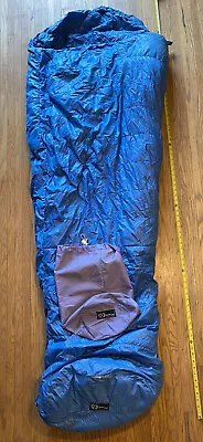 Vintage Snow Lion Goose Down Full Zip Sleeping Bag 75” X 28” 4 Pounds • $145