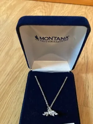 Montana Silversmiths Frozen In Time Leaf Necklace • $25.99