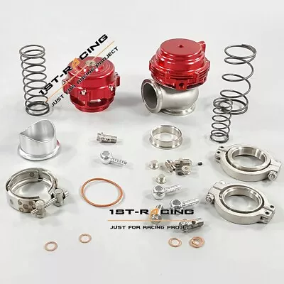 FIT Tial 44mm External  V-Band Turbo Wastegate + 50mm Blow Off Valve BOV Red Set • $122.19