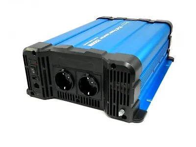 Voltage Converter FS2000DR 24V 2000 Watt Pure Sinus Blue Power Inverter Solar • £232.43