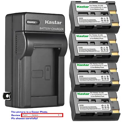 Kastar Battery Wall Charger For Konica Minolta NP-400 Maxxum 5D Maxxum 7D Camera • $13.49