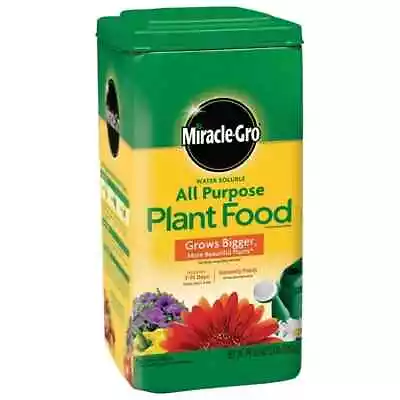 Miracle-Gro Water Soluble All Purpose Plant Food 5 Lbs For All Flower Vegetable • $13.60