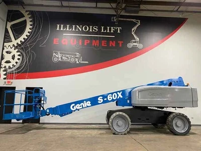 $46950 • Buy 2015 Genie S60x 500lb Pneumatic Telescopic Boom Lift Diesel Aerial Lift 12473