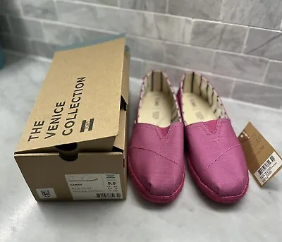 Toms Classic Rose Violet Heritage On Rope Shoes Size 9.5 - NIB • $24.99