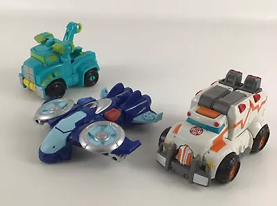 Playskool Heroes Rescue Bots Transformers 5  Figures Medix Hoist Whirl Lot • $27.96