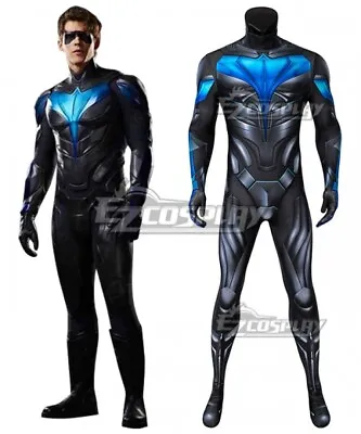 $37.90 • Buy DC Titans Season 2 Nightwing Zentai Jumpsuit Cosplay Costume