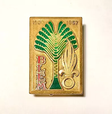 Badge Of The Battalion Of The Foreign Legion Of Madagascar BLEM 1957 Overseas • $35.02