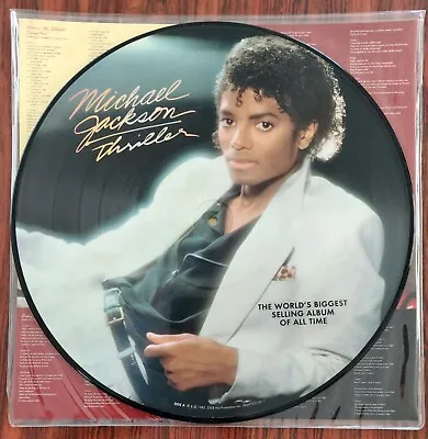 MICHAEL JACKSON Thriller 2008 LP 33RPM Picture Disc Beat It Billie Jean • $15.99