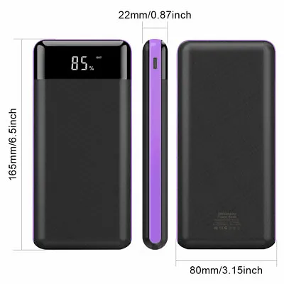 10000mAh Portable Power Bank 3USB LCD External Battery Charger For Cell Phone • $12.79