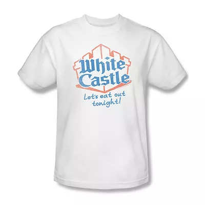 White Castle Distressed Logo T-Shirt | Classic Fast Food Graphic Tee | WHT110 • $19.99