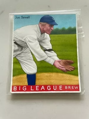 R319-Helmar BIG LEAGUE #267 Joe Sewell HOF **ORIGINAL ART CARD** 1of1 Proof • $350