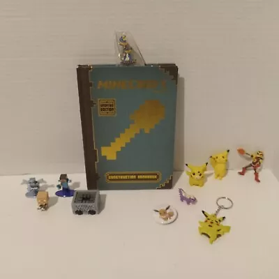 Pokemon Pin Key CharmMegaman BubbleheadMegaman Sentinel&Minecraft Figurines+ • $29