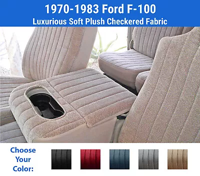 Plush Regal Seat Covers For 1970-1983 Ford F-100 • $190