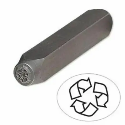 Steel Stamp Punch Tool Design Embellish Metal Plastic Blanks Recycle 12 • $11.99