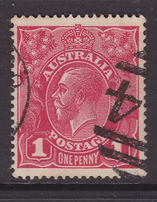 $6.71 • Buy KGV 1d Carmine SINGLE WMK SCARCE NUMERAL DUPLEX POSTMARK  (LF61.2)