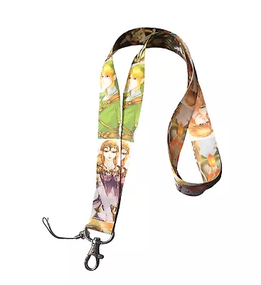 The Legend Of Zelda Game Series Character Themed Green ID Holder Lanyard • $6.95