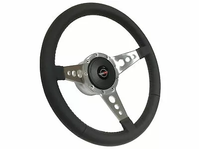 1984-89 C4 Corvette S9 Leather Steering Wheel Kit 3-Spoke Holes • $320.59