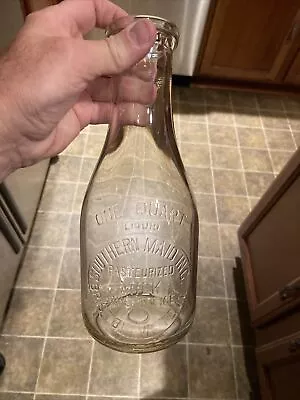 $19.99 • Buy Southern Maid Inc. Embossed Quart Milk Bottle Bristol Virginia VA Tennessee TN