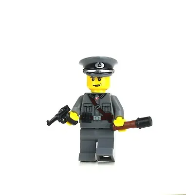 Axis Officer Custom Enemy WW2 Minifigure Army Made With Real LEGO® Minifigure • $22.25