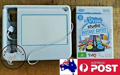 Nintendo Wii UDraw Studio Instant Artist With UDraw Tablet Wii **OZ SELLER** • $39.90