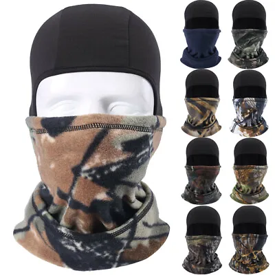 Headwear Balaclava Ski Face Mask Fleece Warm Neck Gaiter Helmet Liner Hood Hats • $6.99