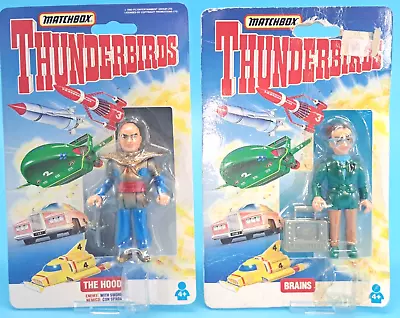 Matchbox Thunderbirds Action Figures - Brains & The Hood • £15.99