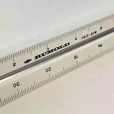 Vintage Rumold 12  Drafting Machine Scale Ruler 190-DIN  Triangle Germany K • $14