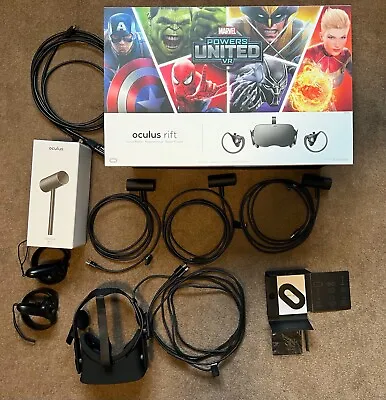 Meta Oculus Rift Virtual Reality Gaming Headset 3D Monitor + 3rd Sensor • £140