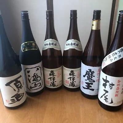 Shochu And Sake 6 Sets Empty Bottles 1.8 Litre Used From Japan Beautiful SH • $198