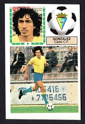 Jorge Magico Gonzalez - Cadiz Cf 1983-84 Card Este Panini Liga 83/84 Recovered • $80