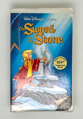 Vintage THE SWORD IN THE STONE Walt Disney Classic VHS Tape SEALED! • $9.99