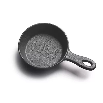 8.5CM Cast Iron Skillet Non-stick Mini Egg Frying Pan For Kitchen Cookwa KYU LR1 • £6.60