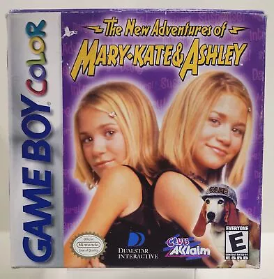 The New Adventures Of Mary Kate & Ashley (Game Boy Color 1999) CIB W/ Poster • $19.99