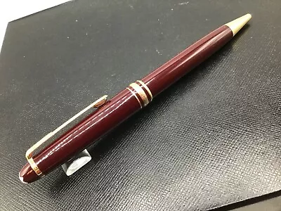 Montblanc Meisterstuck Classique Ballpoint Pen Bordeaux Burgundy W/ Gold 164R • $105