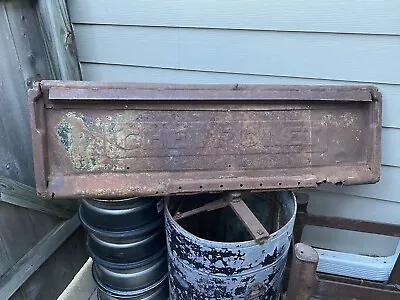 40’s 50’s Chevy Chevrolet Truck Tailgate Vintage Rusty Mancave ProjectBench47-53 • $395