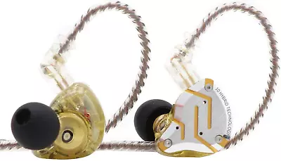Linsoul KZ ZS10 Pro 4BA+1DD 5 Driver In-Ear Hifi Metal Earphones With Stainless  • $96.95