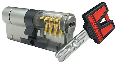 MAGNUM SUPERIOR 70mm Cylinder 5 Keys HIGH SECURITY ANTI BUMP PICK DRILL DOOR EUR • $63.61
