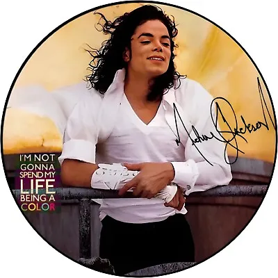 Michael Jackson Black Or White Pinback Button Pin • $5.95