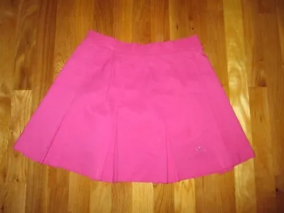 Ladies Vintage Le Coq Sportiff Mulberry Pink Tennis Golf Skirt Size 10 • $11.99