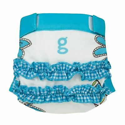 Gdiaper Girly Twirly Blue LARGE  Limited Edition NIP • $18.95