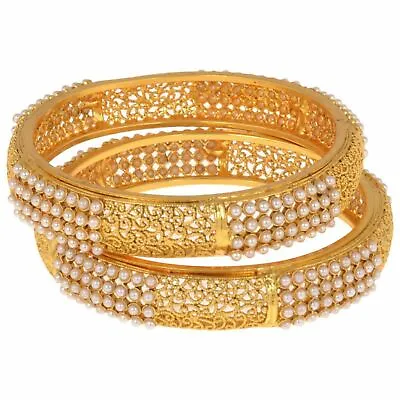 Indian Jewelry Bangle Bollywood Ethnic Gold Plated Raksha Bandhan Gift Jewelry • $16.99