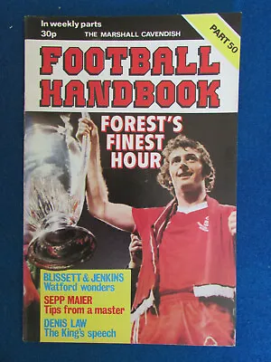 £2.99 • Buy The Marshall Cavendish Football Handbook - Part 50 - 1979