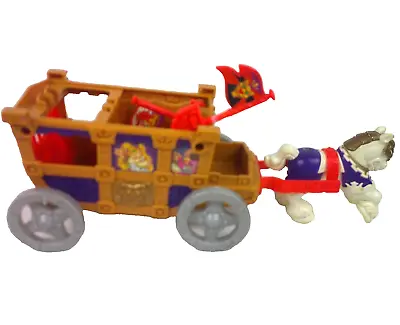 Fisher Price 1995 Great Adventures Magic Castle Royal Coach Carriage W Horse • $26.69