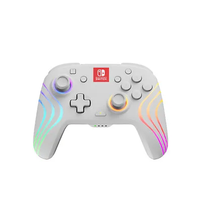 Afterglow Wave Wireless Video Game Controller For Nintendo Switch - White • $83