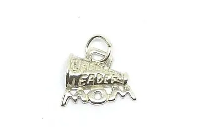 Sterling Silver 9.25  Cheerleader Mom  Charm Bag1441 • $8.48