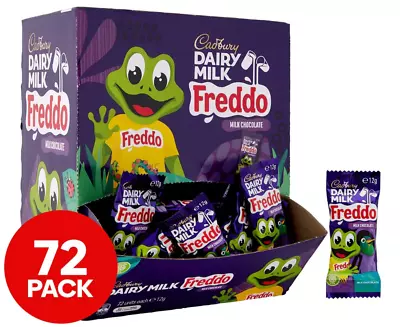 Bulk Lot 72 X Cadbury Dairy Milk Chocolate Freddo Frog Bars Frogs Snack Bar NEW • $31.40